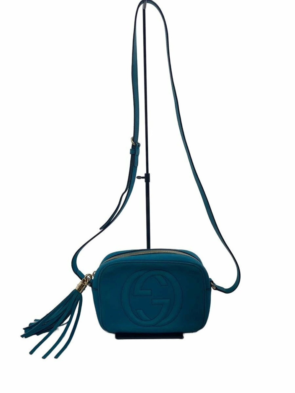 Gucci Disco Bag Soho Leather Blue